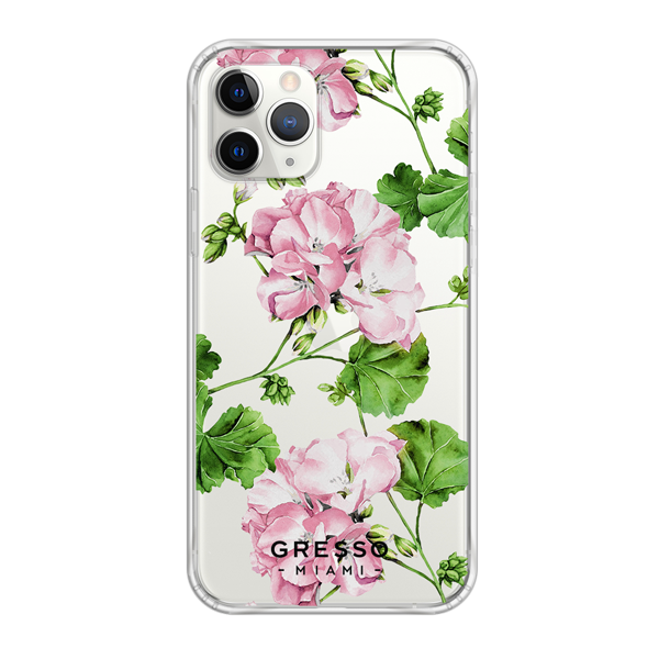 Противоударный чехол для iPhone 11 Pro. Коллекция Flower Power. Модель I Prefer Pink..