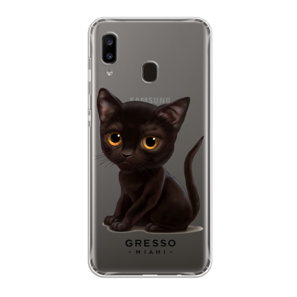 Противоударный чехол для Samsung Galaxy A20. Коллекция Let’s Be Friends!. Модель Bombay Kitten..