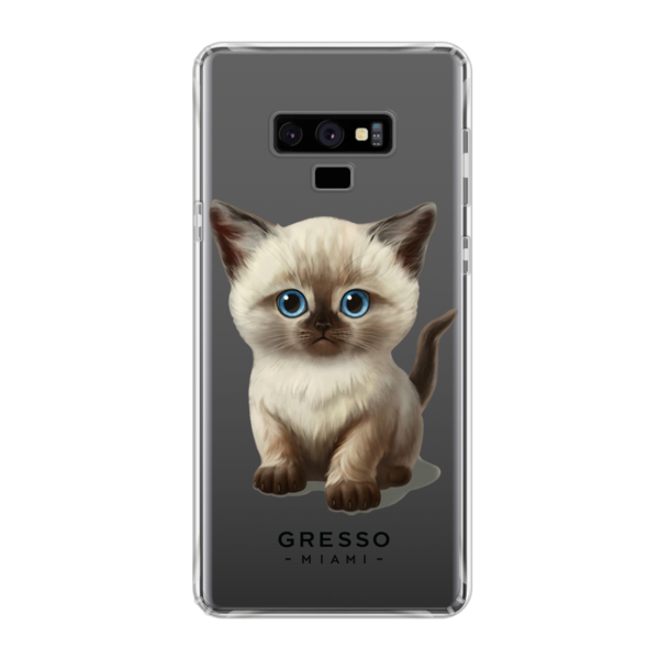 Противоударный чехол для Samsung Galaxy Note 9. Коллекция Let’s Be Friends!. Модель Siamese Kitten..