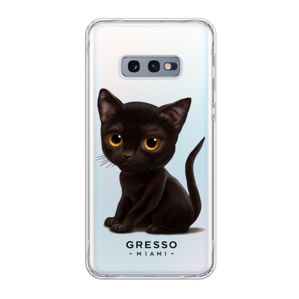 Противоударный чехол для Samsung Galaxy S10e. Коллекция Let’s Be Friends!. Модель Bombay Kitten..