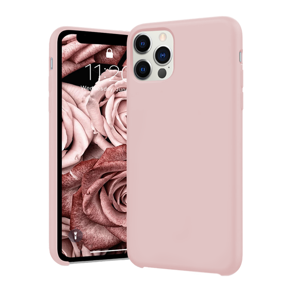 Противоударный чехол для iPhone 12 Pro Max. Alter Ego. Модель Champagne Pink..