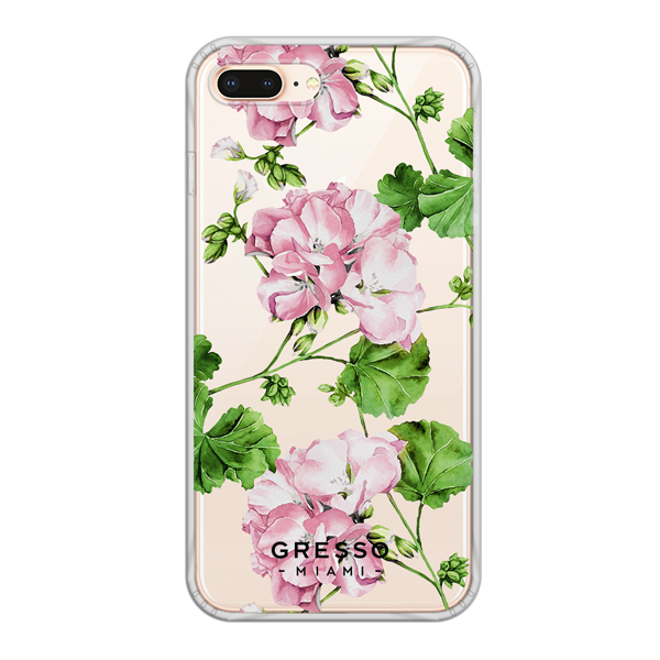 Противоударный чехол для iPhone 8 Plus. Коллекция Flower Power. Модель I Prefer Pink..
