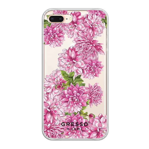 Противоударный чехол для iPhone 8 Plus. Коллекция Flower Power. Модель Pink Friday..