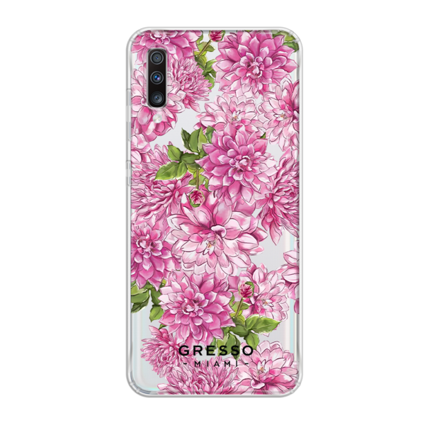 Противоударный чехол для Samsung Galaxy A70. Коллекция Flower Power. Модель Pink Friday..