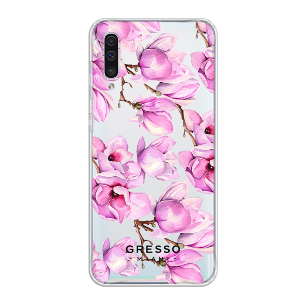 Противоударный чехол для Samsung Galaxy A50. Коллекция Flower Power. Модель The Power of Pink..