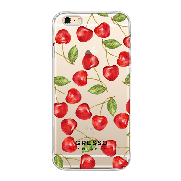 Противоударный чехол для iPhone 6 Plus/6S Plus. Коллекция Tutti Frutti. Модель Wild Cherry..
