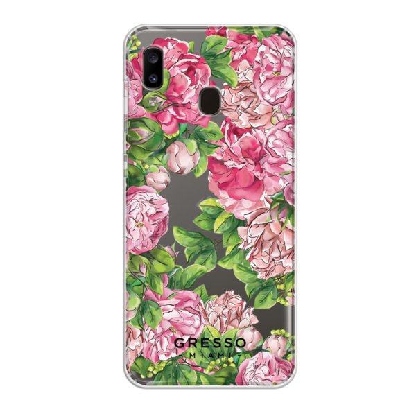 Противоударный чехол для Samsung Galaxy A20. Коллекция Flower Power. Модель It’s Pink P.M...