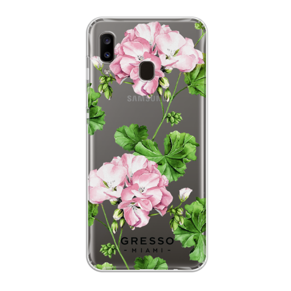 Противоударный чехол для Samsung Galaxy A20. Коллекция Flower Power. Модель I Prefer Pink..