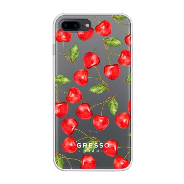 Противоударный чехол для iPhone 7 Plus. Коллекция Tutti Frutti. Модель Wild Cherry..