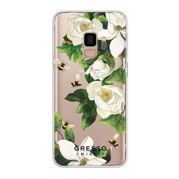 Противоударный чехол для Samsung Galaxy S9. Коллекция Flower Power. Модель Lady Di..