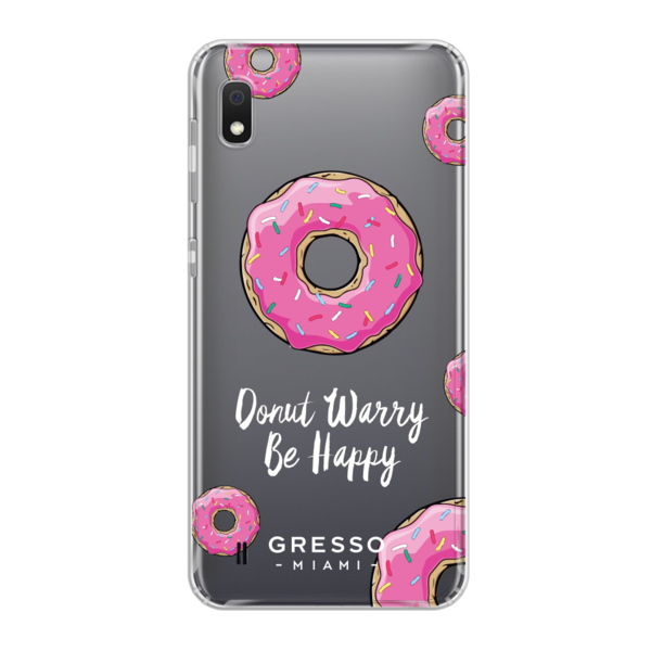 Противоударный чехол для Samsung Galaxy A10. Коллекция Because I'm Happy. Модель Donut Baby..