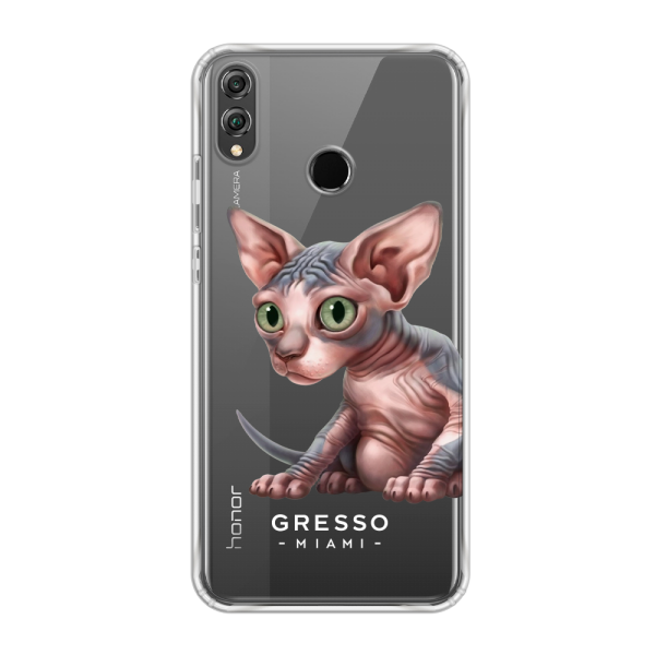 Противоударный чехол для Honor 8X. Коллекция Let’s Be Friends!. Модель Sphynx Kitten..