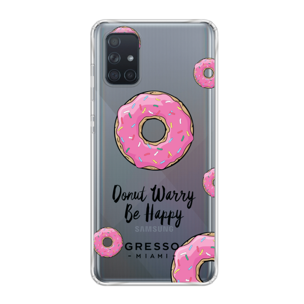 Противоударный чехол для Samsung Galaxy A71. Коллекция Because I'm Happy. Модель Donut Baby..