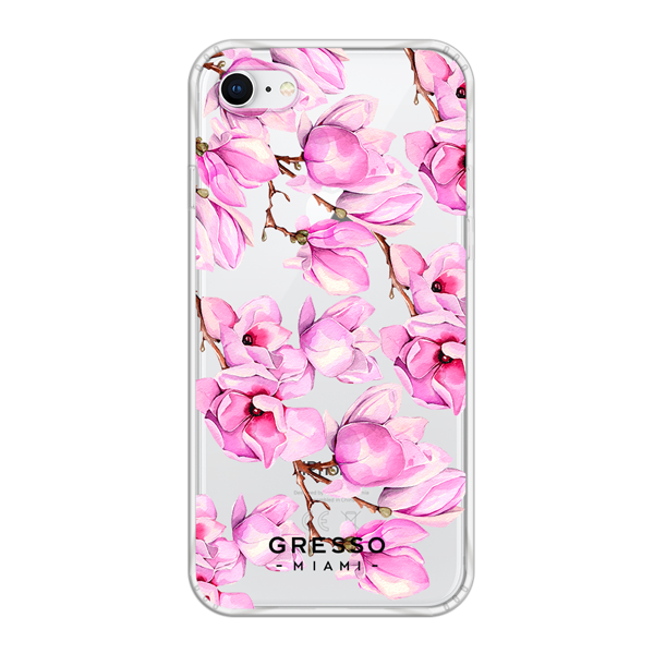 Противоударный чехол для iPhone 8. Коллекция Flower Power. Модель The Power of Pink..
