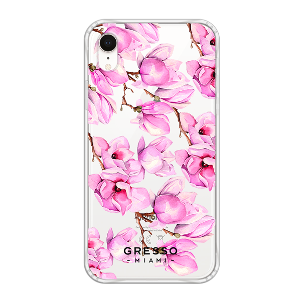 Противоударный чехол для iPhone XR. Коллекция Flower Power. Модель The Power of Pink..