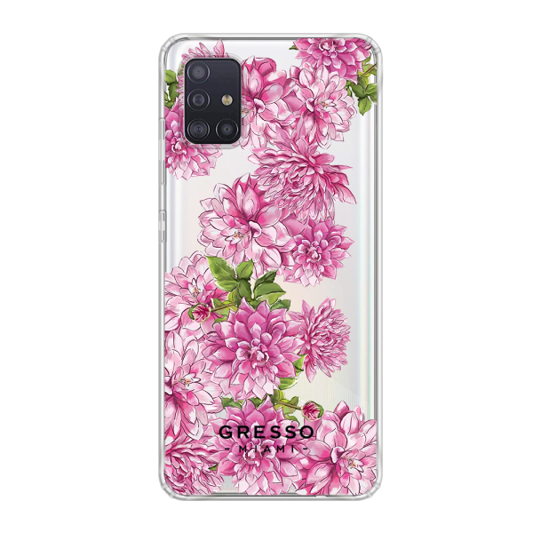 Противоударный чехол для Samsung Galaxy A51. Коллекция Flower Power. Модель Pink Friday..