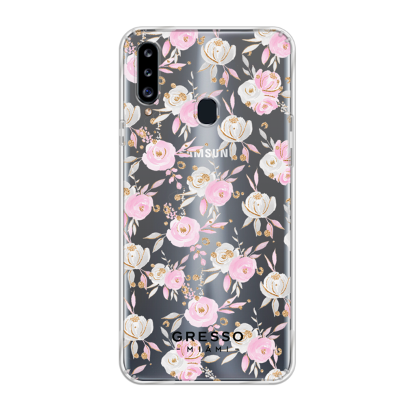 Противоударный чехол для Samsung Galaxy A20s. Коллекция Bossa Nova. Модель Mademoiselle..