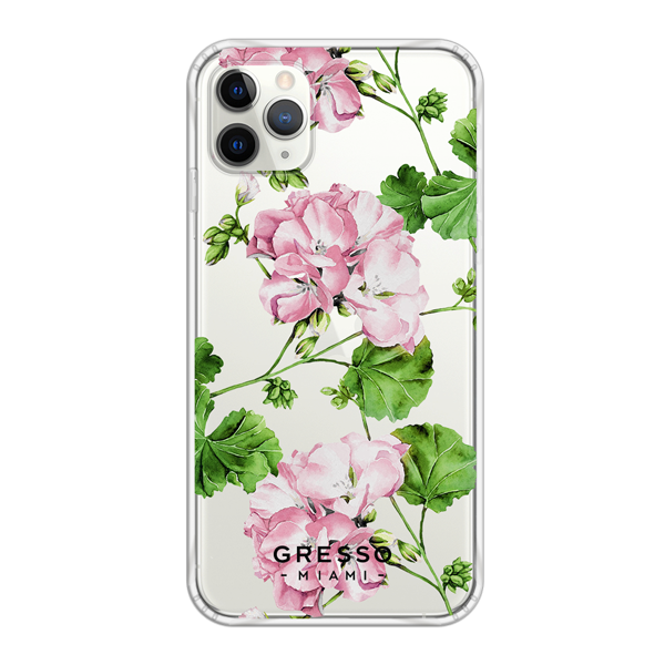 Противоударный чехол для iPhone 11 Pro Max. Коллекция Flower Power. Модель I Prefer Pink..