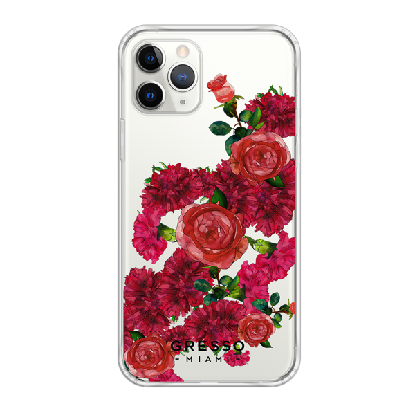 Противоударный чехол для iPhone 11 Pro. Коллекция Flower Power. Модель Moulin Rouge..