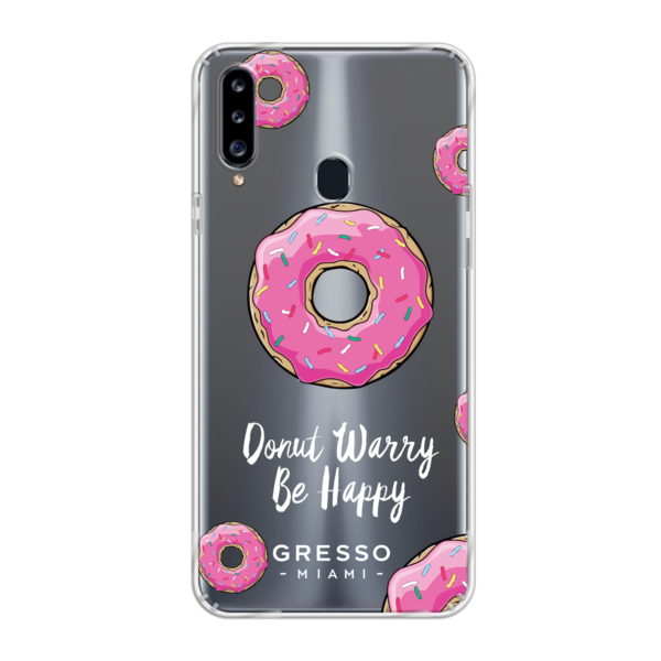 Противоударный чехол для Samsung Galaxy A20s. Коллекция Because I'm Happy. Модель Donut Baby..