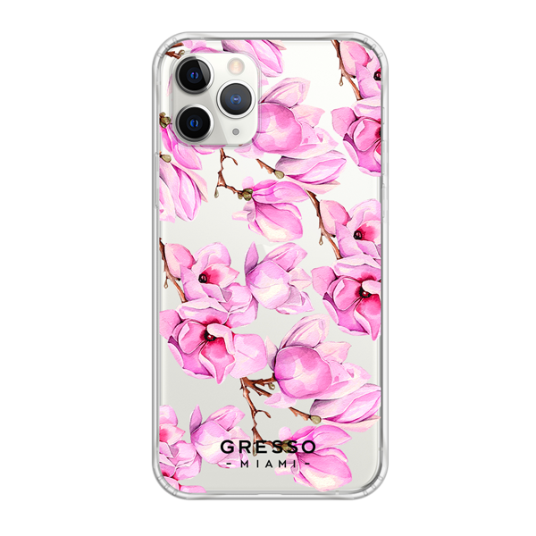 Противоударный чехол для iPhone 11 Pro. Коллекция Flower Power. Модель The Power of Pink..