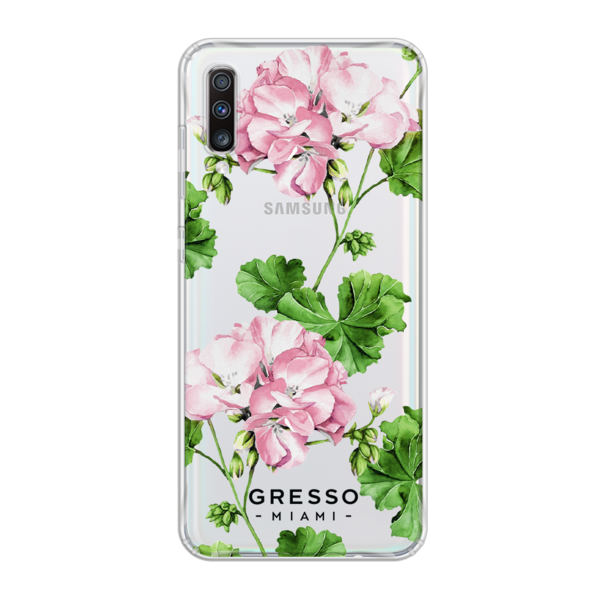 Противоударный чехол для Samsung Galaxy A70. Коллекция Flower Power. Модель I Prefer Pink..