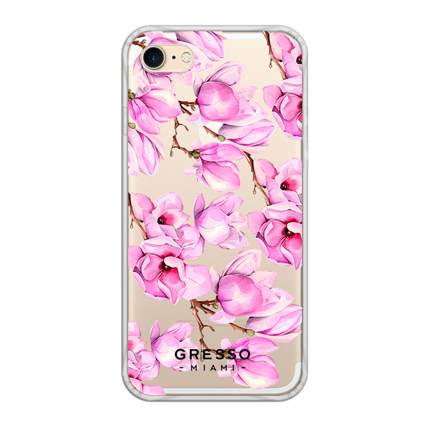 Противоударный чехол для iPhone 7. Коллекция Flower Power. Модель The Power of Pink..