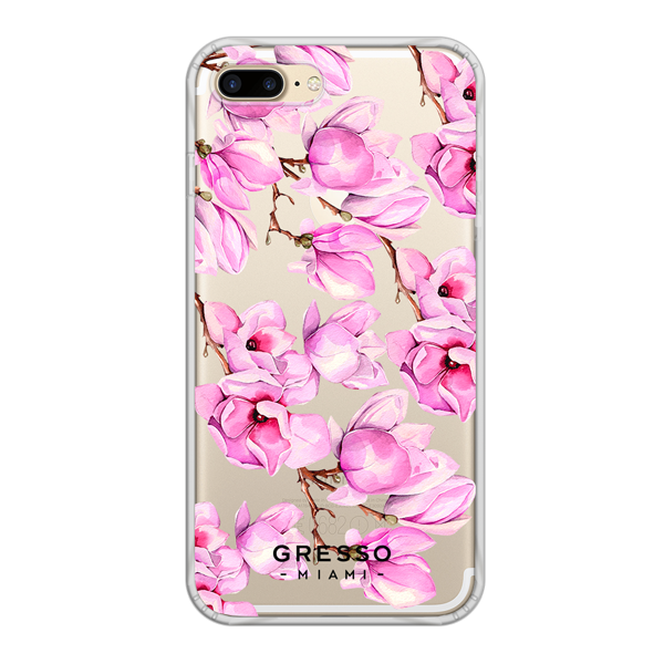 Противоударный чехол для iPhone 7 Plus. Коллекция Flower Power. Модель The Power of Pink..