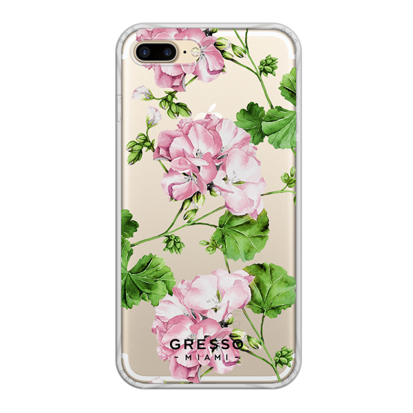 Противоударный чехол для iPhone 7 Plus. Коллекция Flower Power. Модель I Prefer Pink..