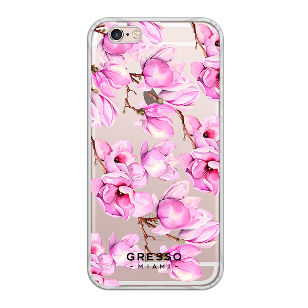 Противоударный чехол для iPhone 6/6S. Коллекция Flower Power. Модель The Power of Pink..