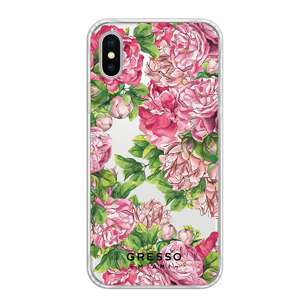 Противоударный чехол для iPhone XS. Коллекция Flower Power. Модель It’s Pink P.M...