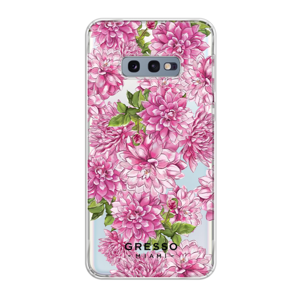 Противоударный чехол для Samsung Galaxy S10e. Коллекция Flower Power. Модель Pink Friday..