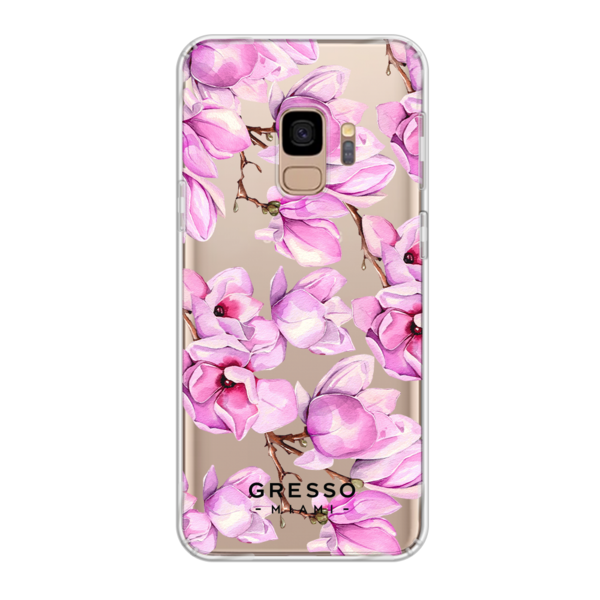 Противоударный чехол для Samsung Galaxy S9. Коллекция Flower Power. Модель The Power of Pink..