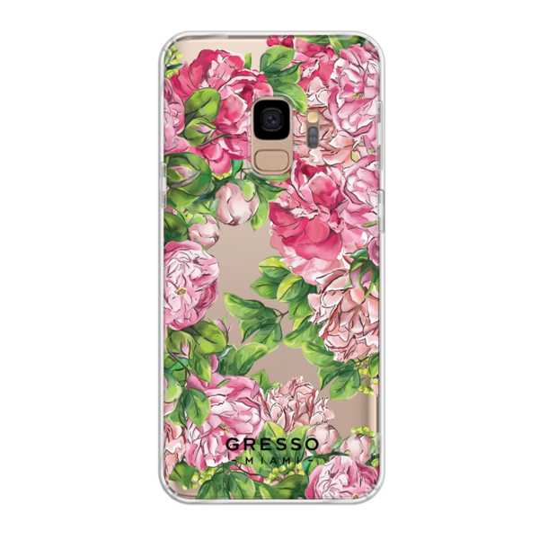 Противоударный чехол для Samsung Galaxy S9. Коллекция Flower Power. Модель It’s Pink P.M...