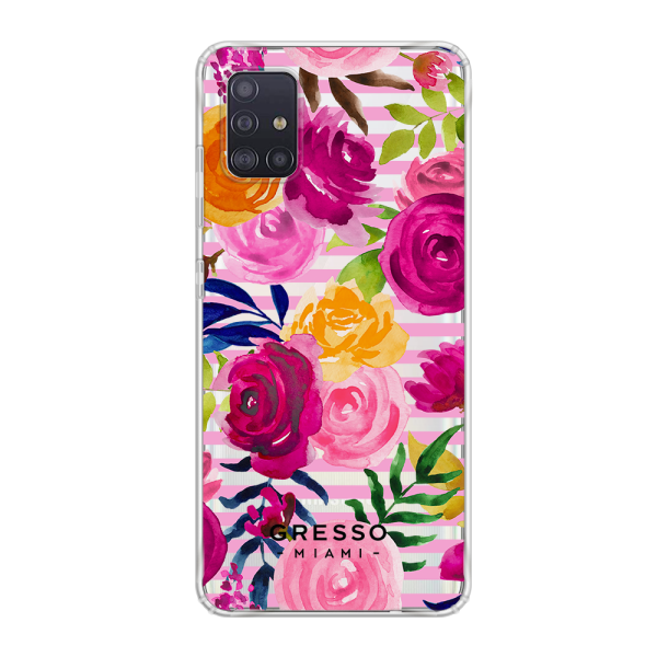 Противоударный чехол для Samsung Galaxy A51. Коллекция Bossa Nova. Модель Tiramisu For Two..