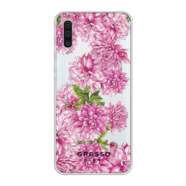 Противоударный чехол для Samsung Galaxy A50. Коллекция Flower Power. Модель Pink Friday..