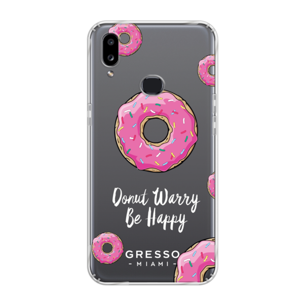 Противоударный чехол для Samsung Galaxy A10s. Коллекция Because I'm Happy. Модель Donut Baby..