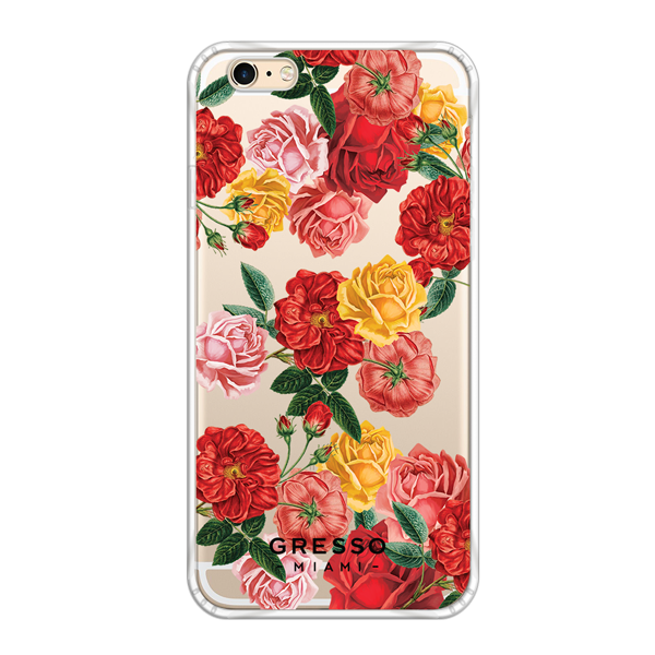 Противоударный чехол для iPhone 6 Plus/6S Plus. Коллекция Flower Power. Модель Rose Against Time..
