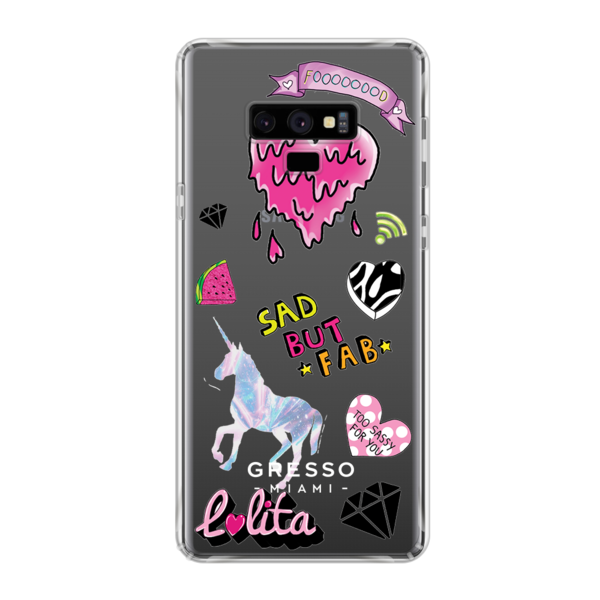 Противоударный чехол для  Samsung Galaxy Note 9. Коллекция Princesses Rule!. Модель Lolita..