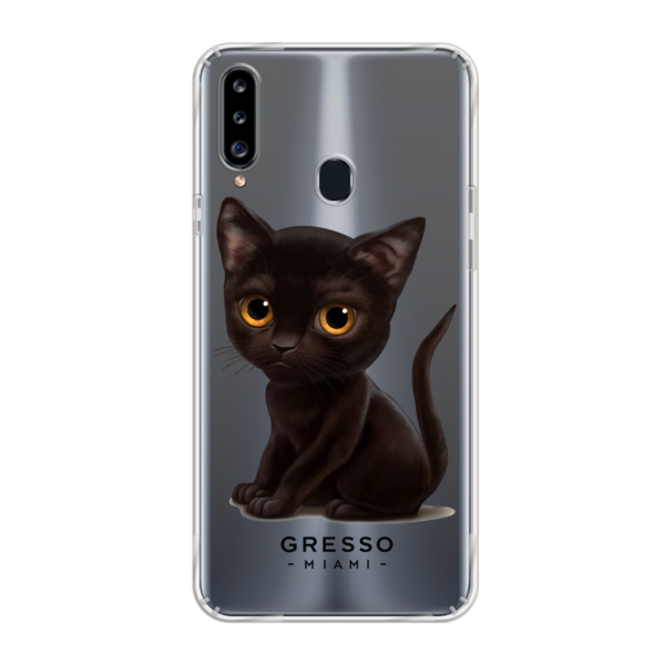 Противоударный чехол для Samsung Galaxy A20s. Коллекция Let’s Be Friends!. Модель Bombay Kitten..