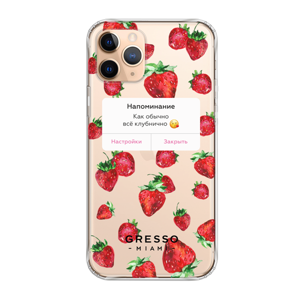 Противоударный чехол для iPhone 7. Коллекция Tutti Frutti. Модель Kiss Kiss..