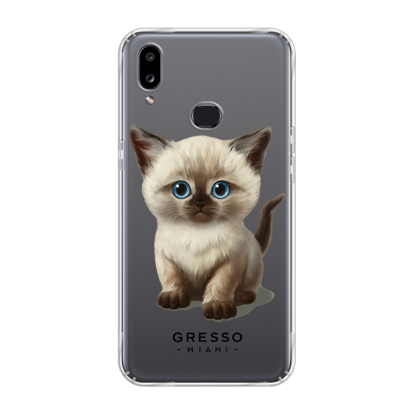 Противоударный чехол для Samsung Galaxy A10s. Коллекция Let’s Be Friends!. Модель Siamese Kitten..