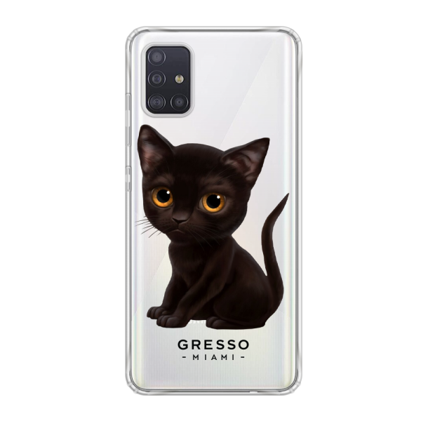 Противоударный чехол для Samsung Galaxy A51. Коллекция Let’s Be Friends!. Модель Bombay Kitten..