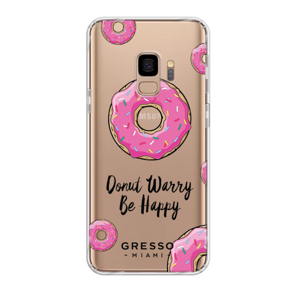 Противоударный чехол для Samsung Galaxy S9. Коллекция Because I'm Happy. Модель Donut Baby..