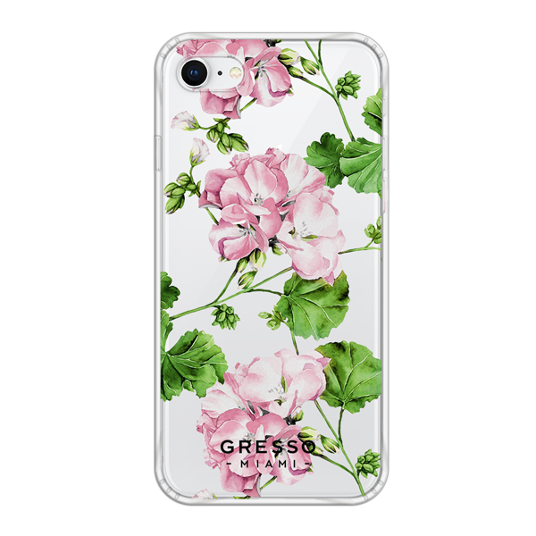 Противоударный чехол для iPhone 8. Коллекция Flower Power. Модель I Prefer Pink..