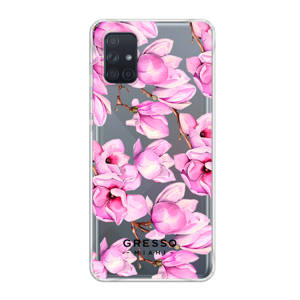 Противоударный чехол для Samsung Galaxy A71. Коллекция Flower Power. Модель The Power of Pink..