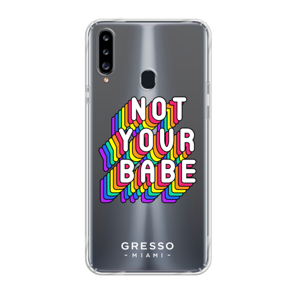Противоударный чехол для Samsung Galaxy A20s. Коллекция No Limits. Модель Not Your Babe..
