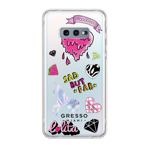 Противоударный чехол для  Samsung Galaxy S10e. Коллекция Princesses Rule!. Модель Lolita..