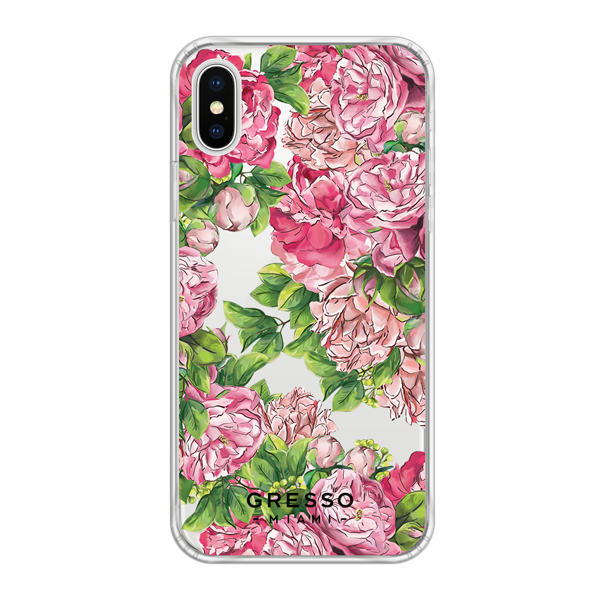 Противоударный чехол для iPhone X. Коллекция Flower Power. Модель It’s Pink P.M...