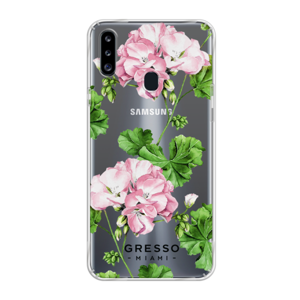 Противоударный чехол для Samsung Galaxy A20s. Коллекция Flower Power. Модель I Prefer Pink..